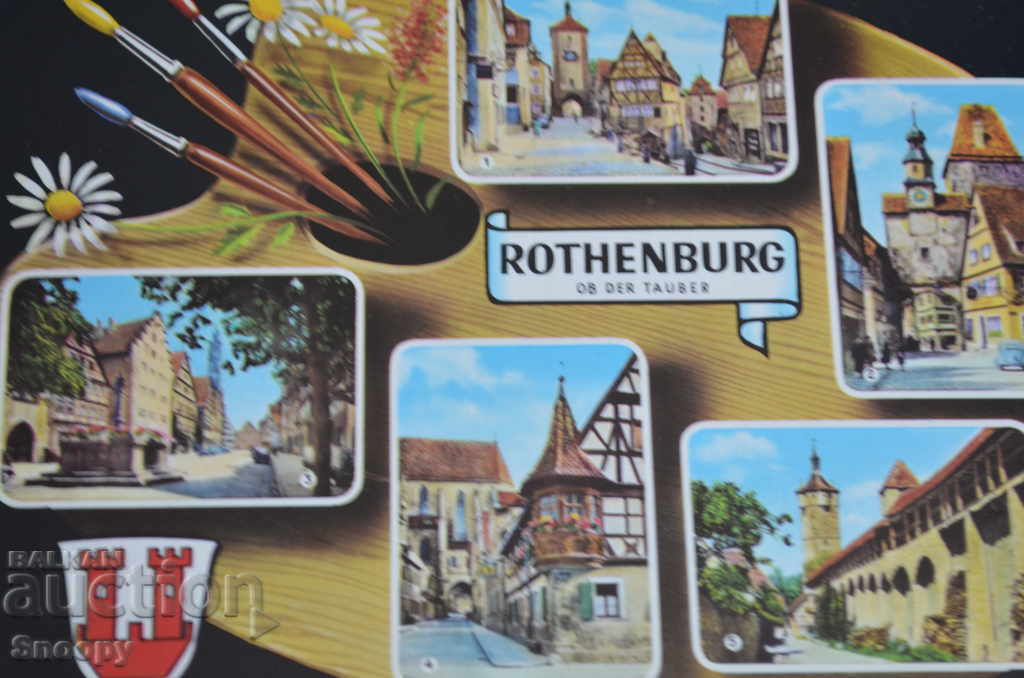 Καρτ ποστάλ: Rothenburg ob der Tauber - εθνική ομάδα