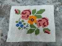 OLD PREPARATION PLATE EMBROIDERY EMBROIDERY COVER CUSHION