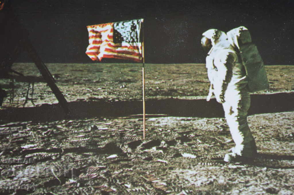 Пощ.картичка: 21.юли 1969 човек на луната