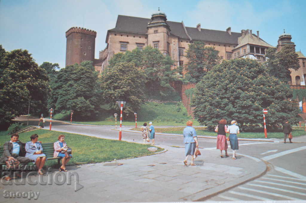 Postcard: Krakow - the royal castle