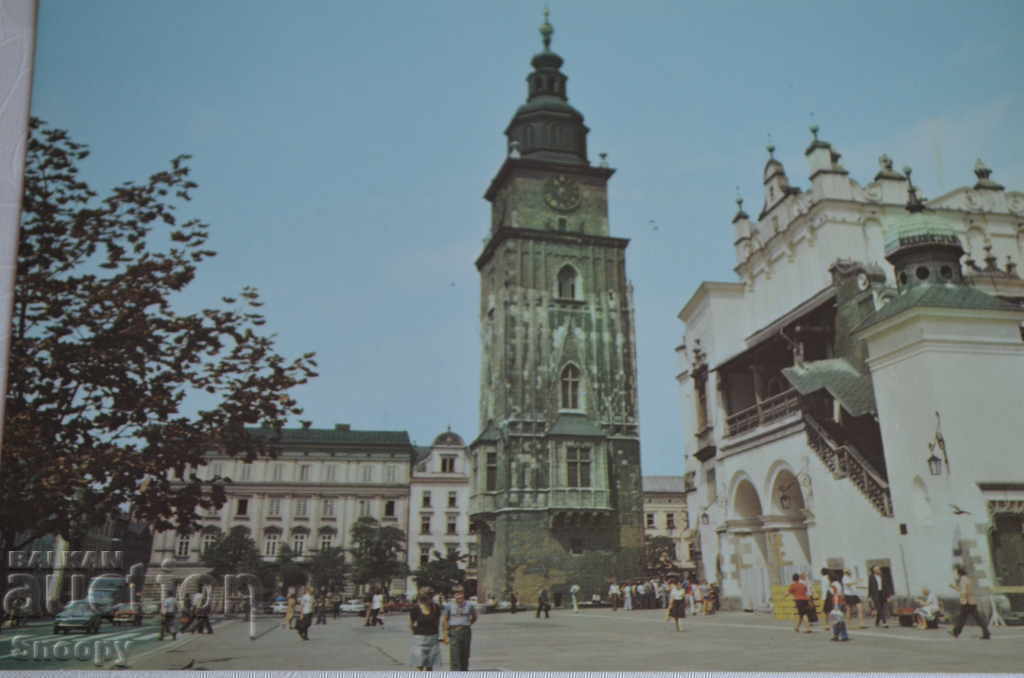 Пощ.картичка: Краков - главния пазар (2)