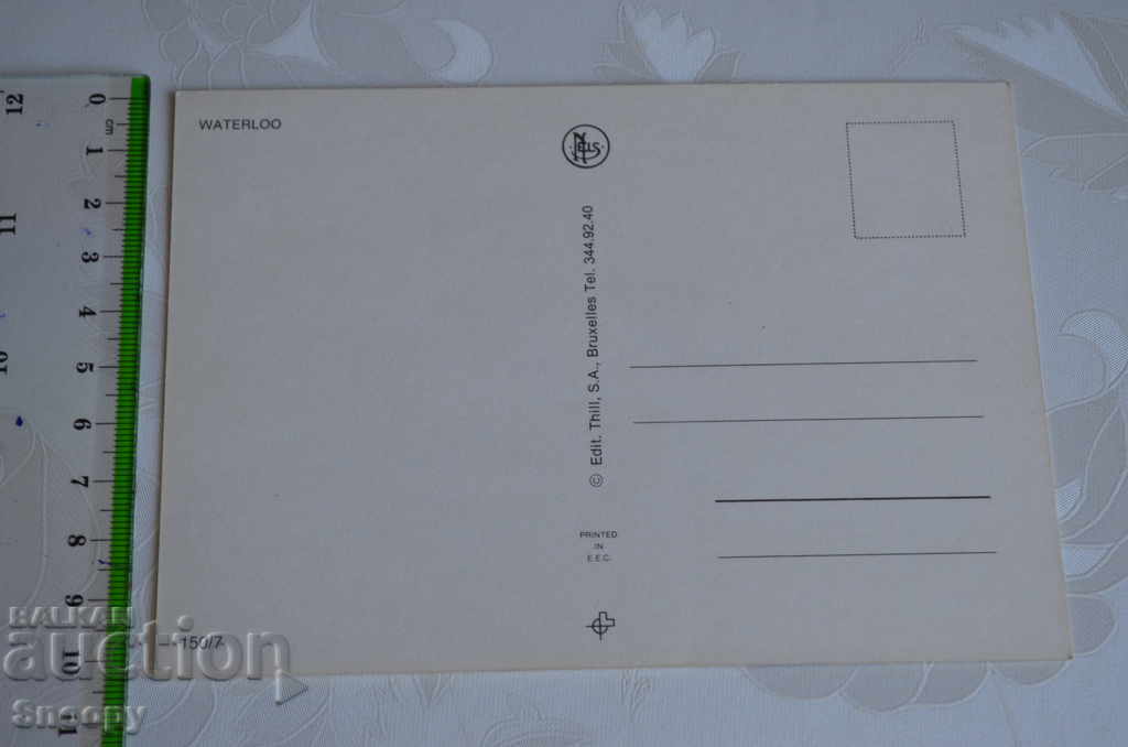 Auction Postcard: Waterloo - national team Auction Postcard: Waterloo - national team
