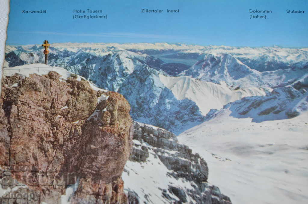Carte poștală: Alpi - Elveția și Italia