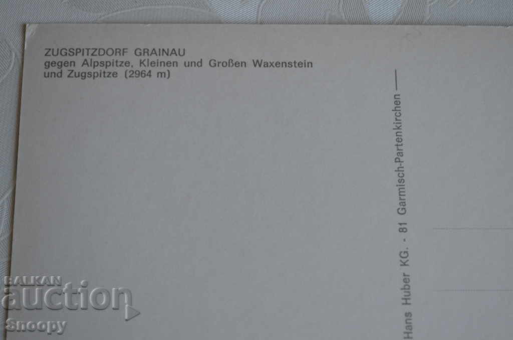 Delivery of Postcard: Alps - Switzerland The village of Greinau