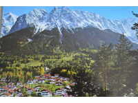 Postcard: Alps - Switzerland The village of Greinau