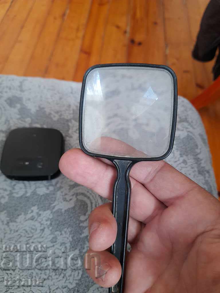 Auction Old magnifying glass Leicht-Leselupe Auction Old magnifying glass Leicht-Leselupe