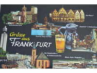 Postcard: Gruesse aus Frankfurt - national team