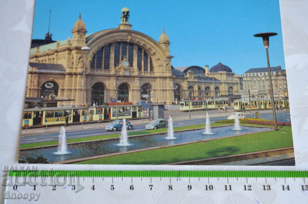 Postcard: Frankfurt am Main - Hauptbahnhof with price 2.00 BGN | € 1.02 Postcard: Frankfurt am Main - Hauptbahnhof with price 2.00 BGN | € 1.02