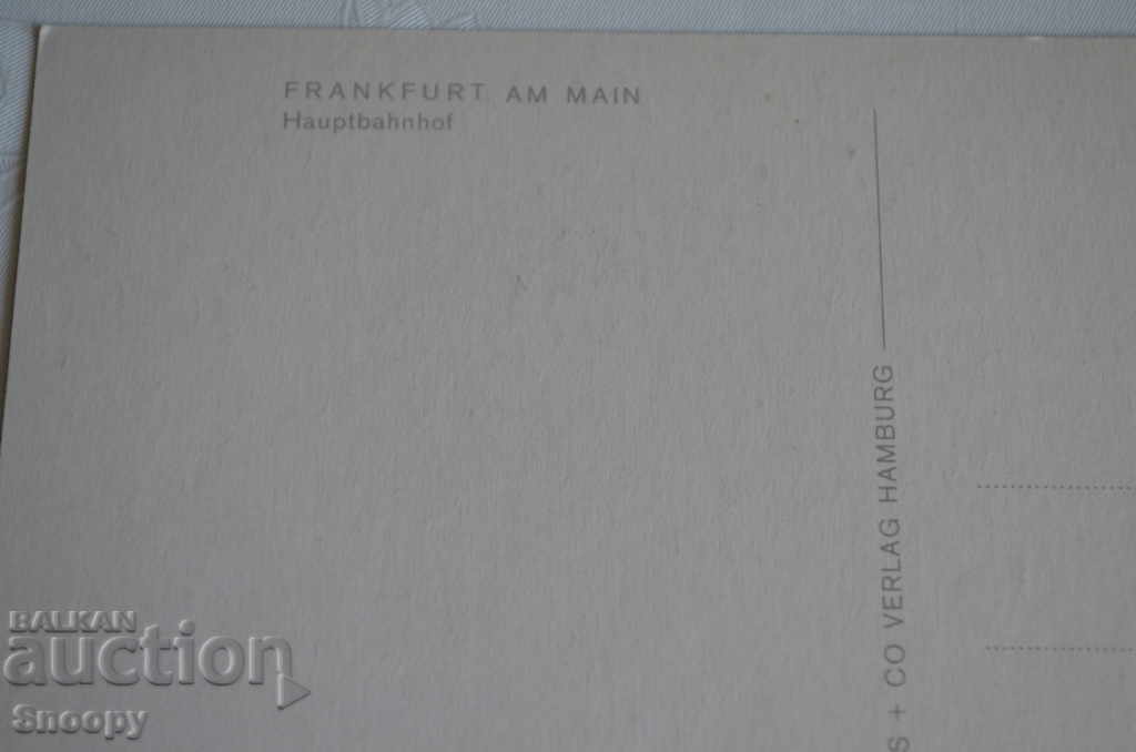 Delivery of Postcard: Frankfurt am Main - Hauptbahnhof Delivery of Postcard: Frankfurt am Main - Hauptbahnhof
