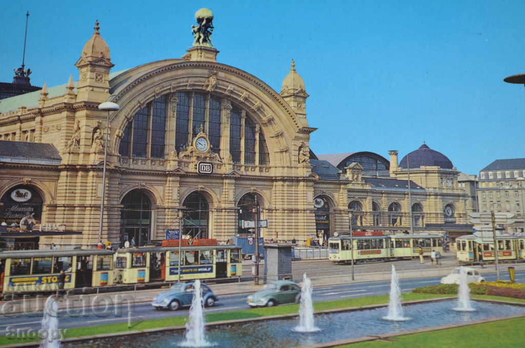 Carte poștală: Frankfurt pe Main - Hauptbahnhof