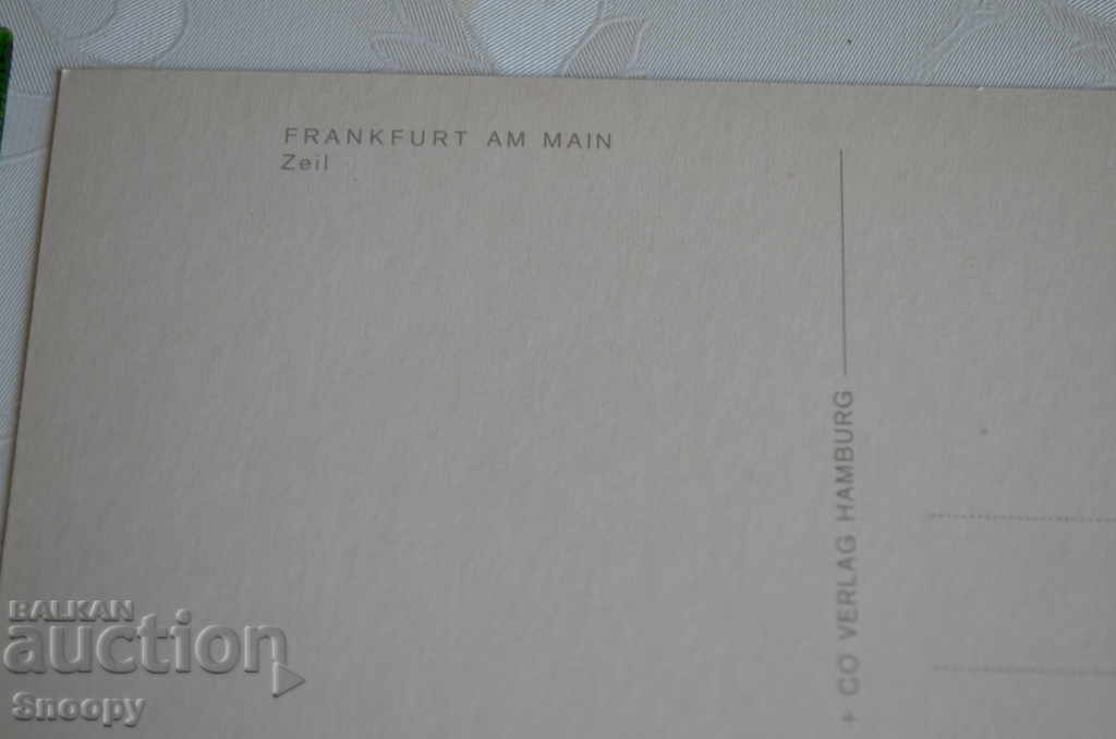 Delivery of Postcard: Frankfurt am Main - Zeil Delivery of Postcard: Frankfurt am Main - Zeil
