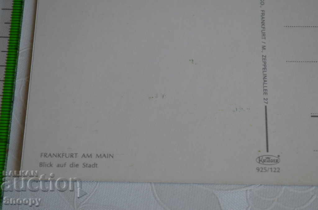 Delivery of Postcard: Frankfurt am Main - Roemer Delivery of Postcard: Frankfurt am Main - Roemer