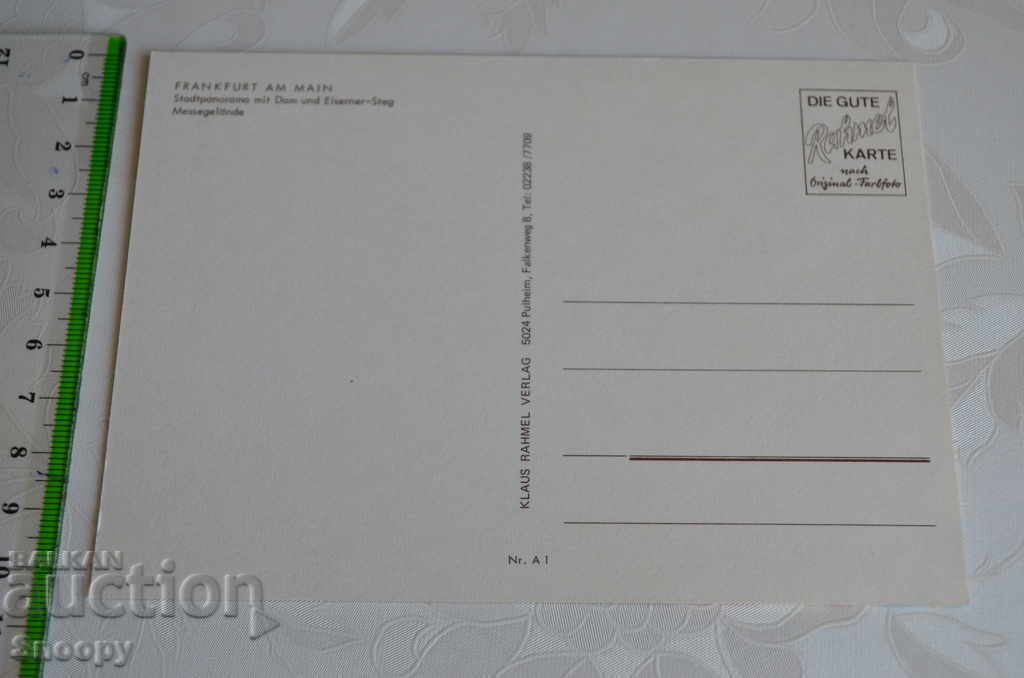 Auction Postcard: IAA - Frankfurt am Main Auction Postcard: IAA - Frankfurt am Main