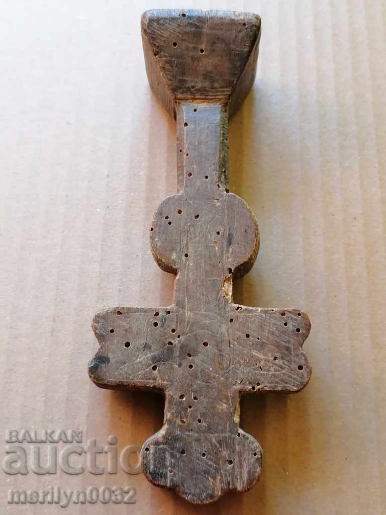 Auction Table cross of wood print for pita prosphorus primitive Auction Table cross of wood print for pita prosphorus primitive