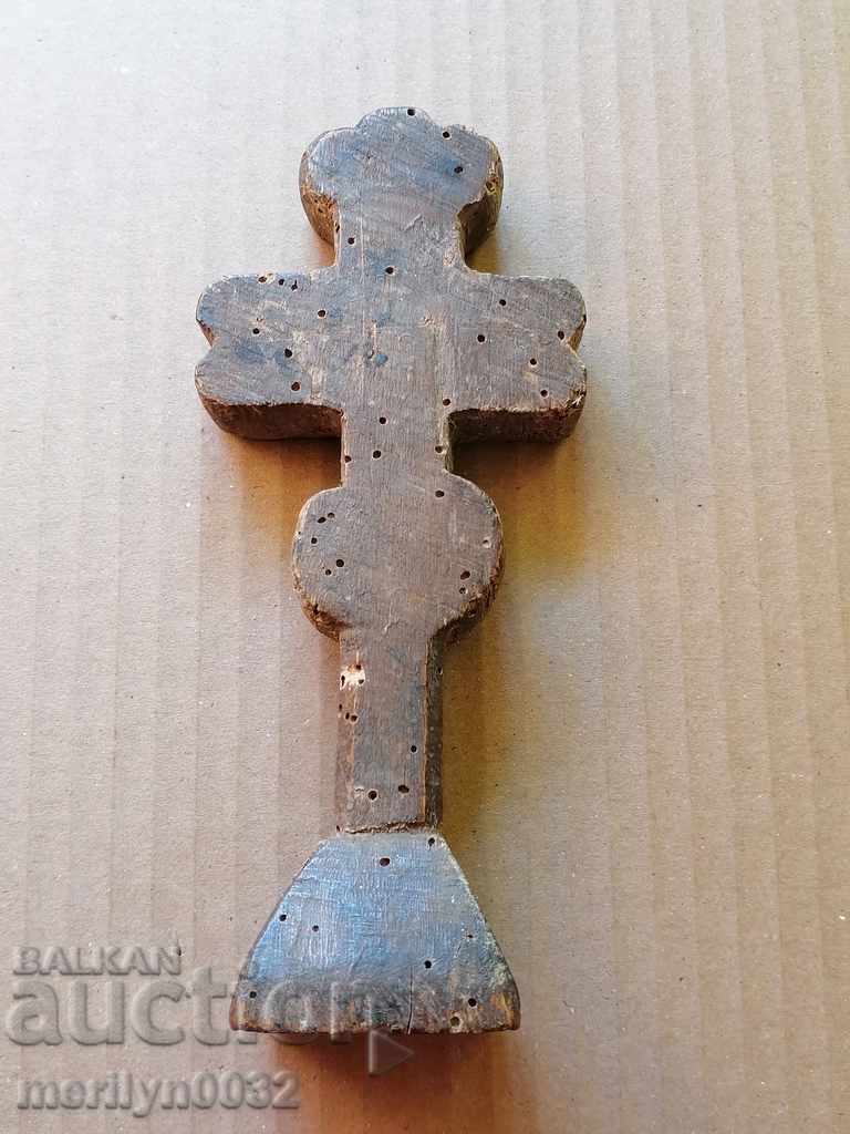 Table cross of wood print for pita prosphorus primitive Table cross of wood print for pita prosphorus primitive