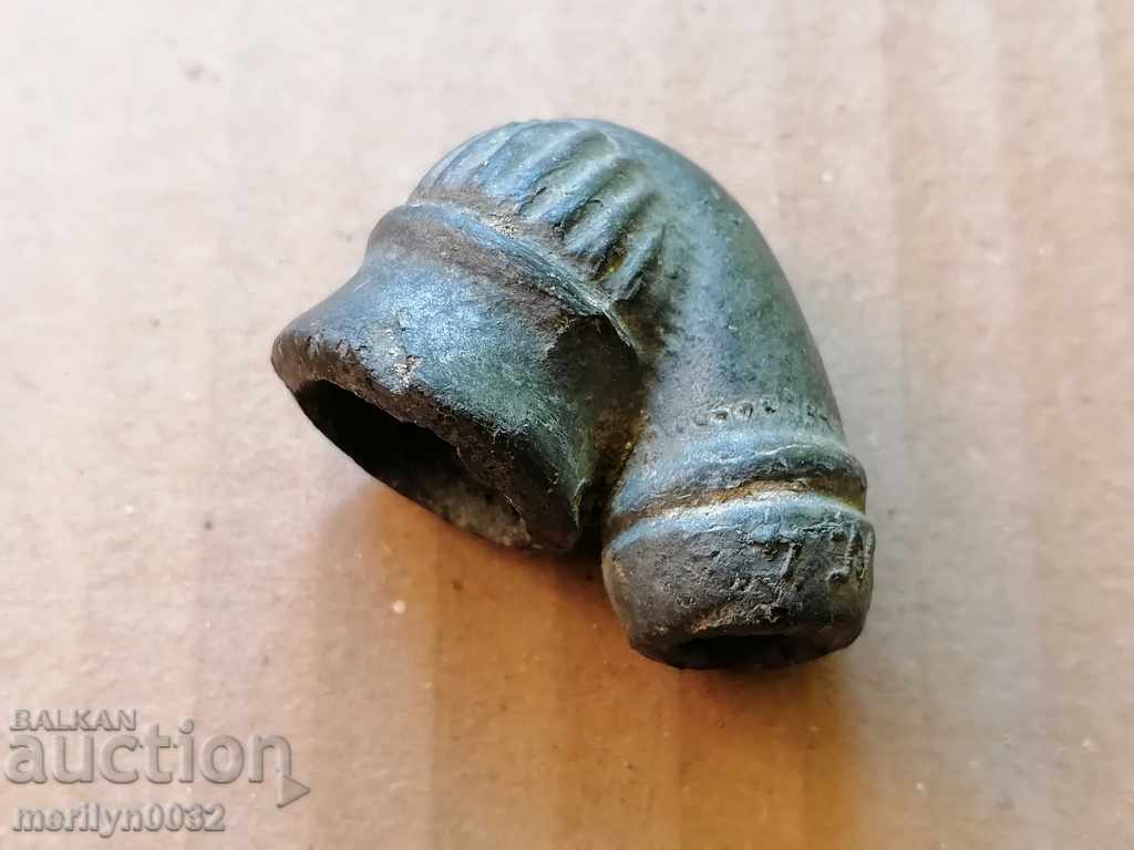 Auction Ancient ceramic opium chibuke pipe 19th century Auction Ancient ceramic opium chibuke pipe 19th century