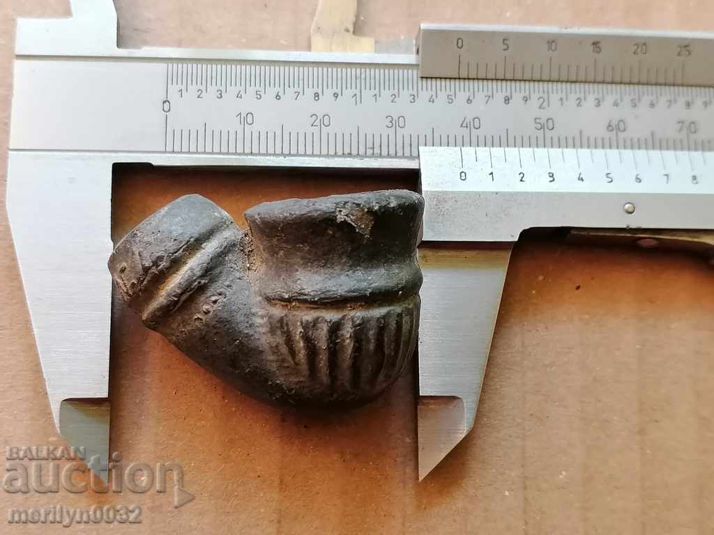 Ancient ceramic opium chibuke pipe 19th century - 6 Ancient ceramic opium chibuke pipe 19th century - 6