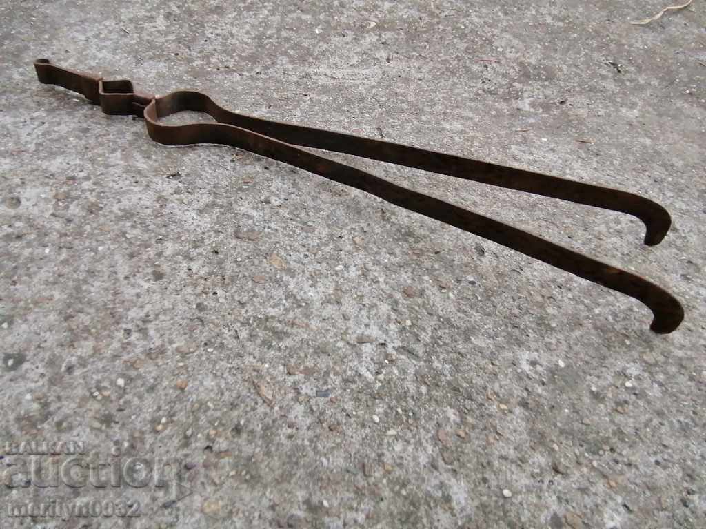 Livrarea Dilaf vechi, clește, fier forjat pentru cuptor