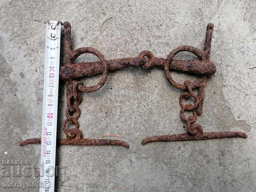 Antique reins, wrought iron reins - 7