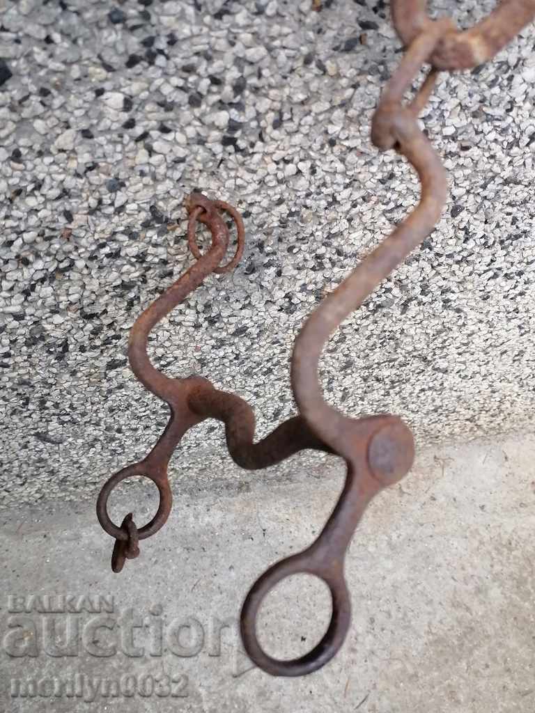 Antique reins, wrought iron reins - 6 Antique reins, wrought iron reins - 6