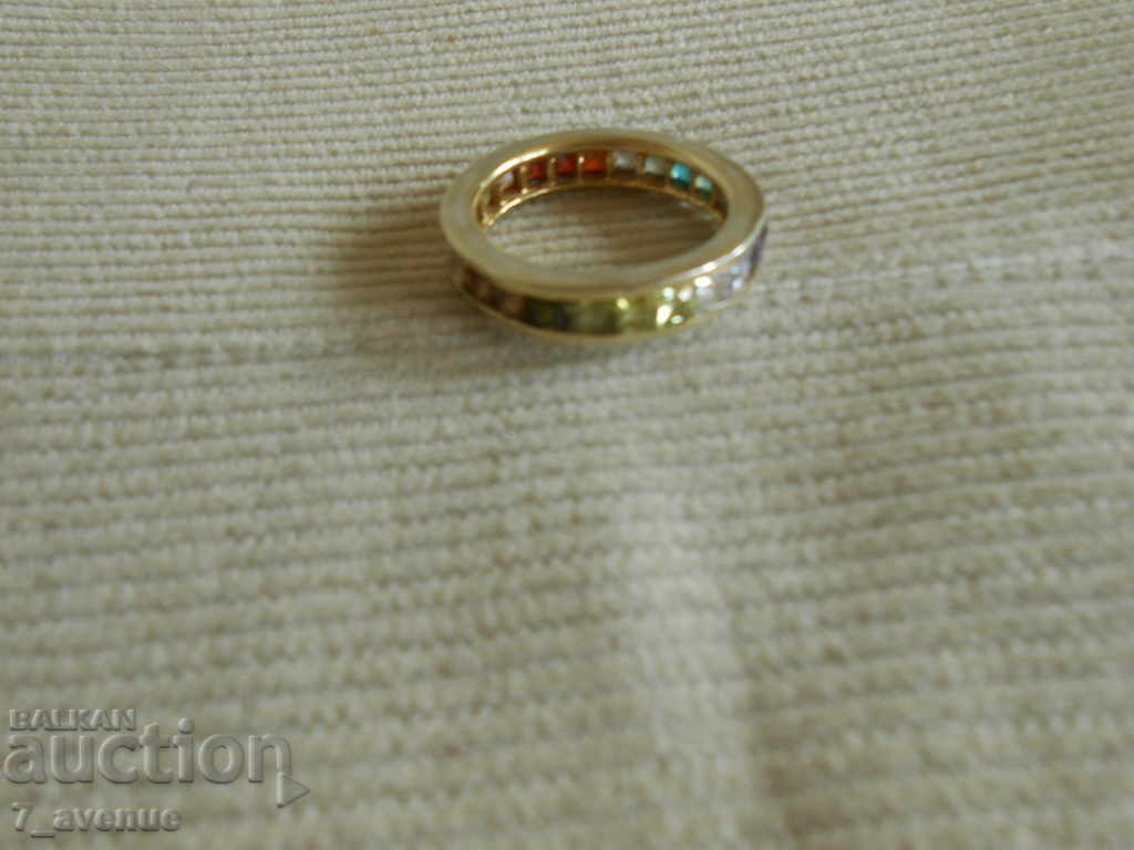Delivery of RING silver with gilding and stones, Silver 925, 23.10.2022 Delivery of RING silver with gilding and stones, Silver 925, 23.10.2022