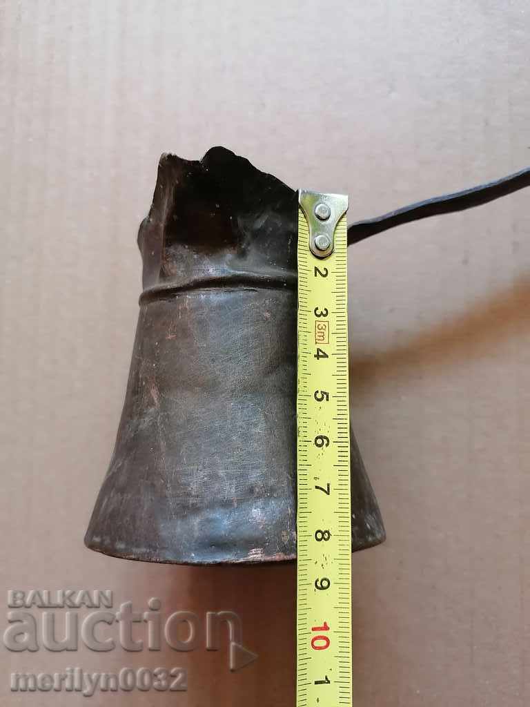Old tinned copper cezve, coffee pot, copper, copper vessel - 5 Old tinned copper cezve, coffee pot, copper, copper vessel - 5