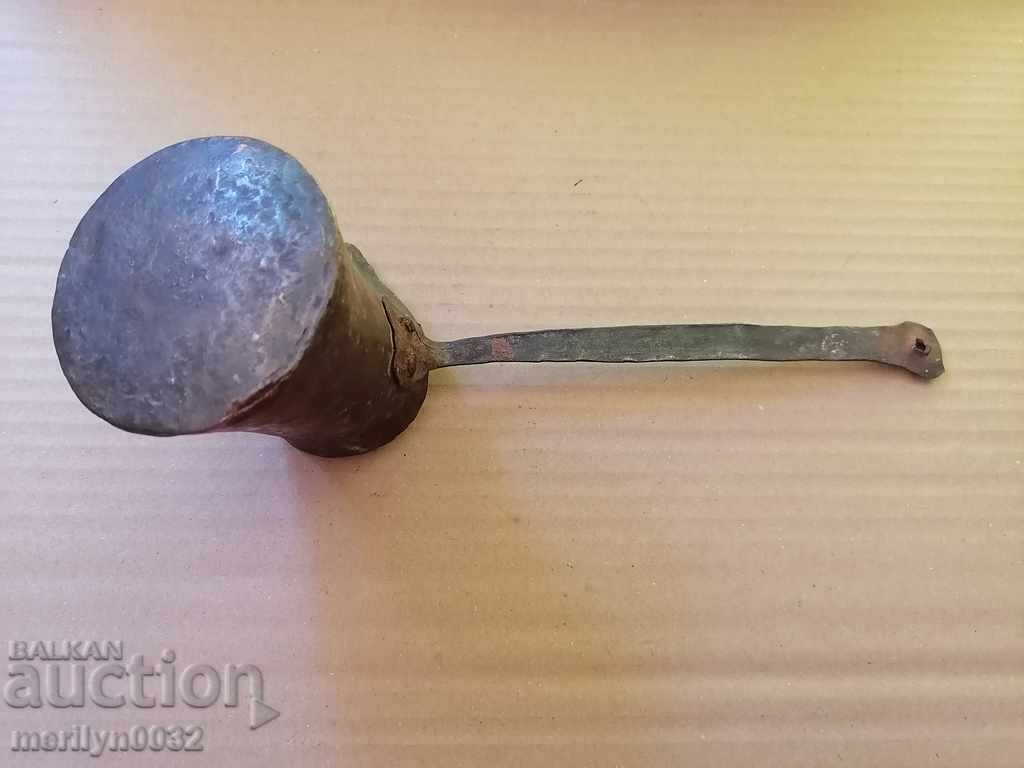 Old tinned copper cezve, coffee pot, copper, copper vessel - 6 Old tinned copper cezve, coffee pot, copper, copper vessel - 6