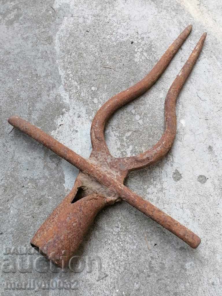 Old twin forged, villa, wrought iron - 5