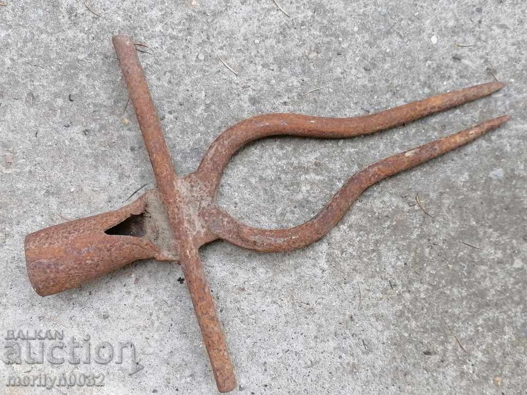 Old twin forged, villa, wrought iron - 6