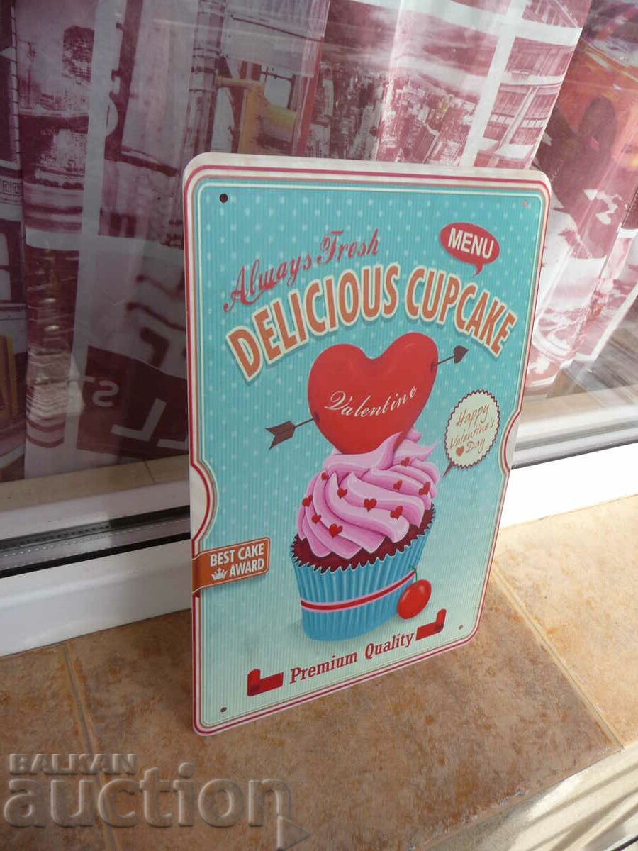 Auction Metal plate food muffins cupcakes for the beloved the beloved Auction Metal plate food muffins cupcakes for the beloved the beloved