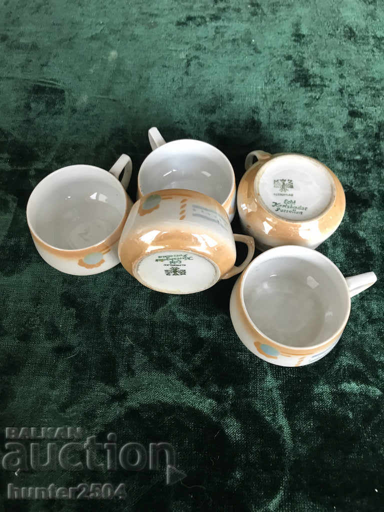 Auction Cups - thin bone china, marked Auction Cups - thin bone china, marked