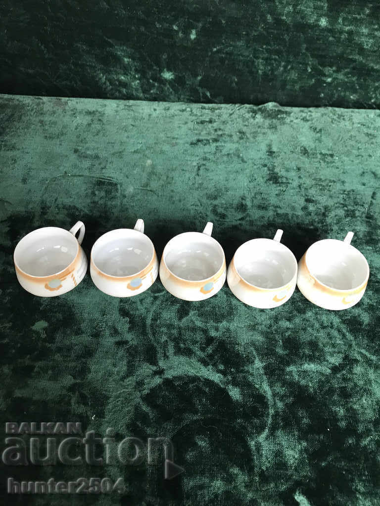Cups - thin bone china, marked