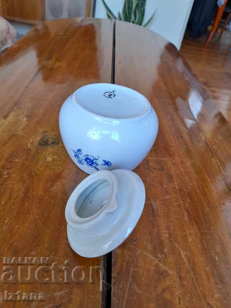 Old porcelain sugar bowl - 6