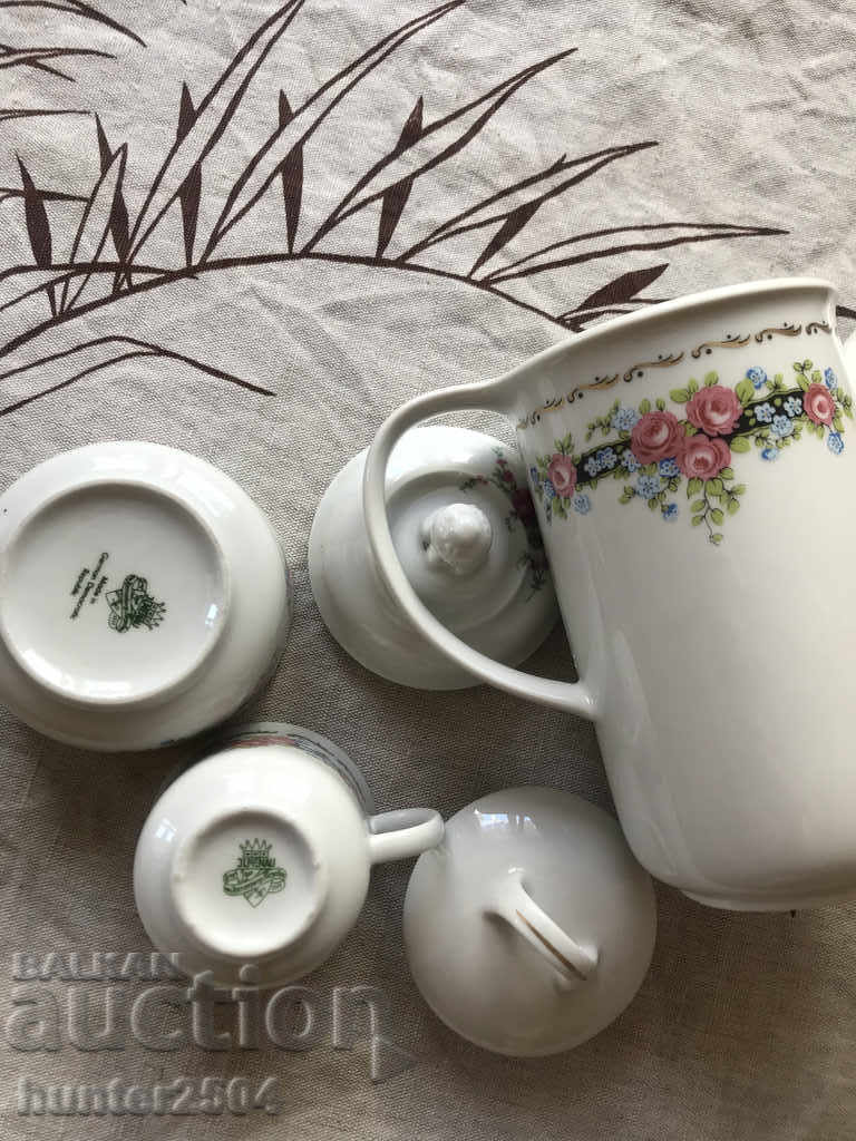 Cups, jug and sugar bowl-marked - 5 Cups, jug and sugar bowl-marked - 5