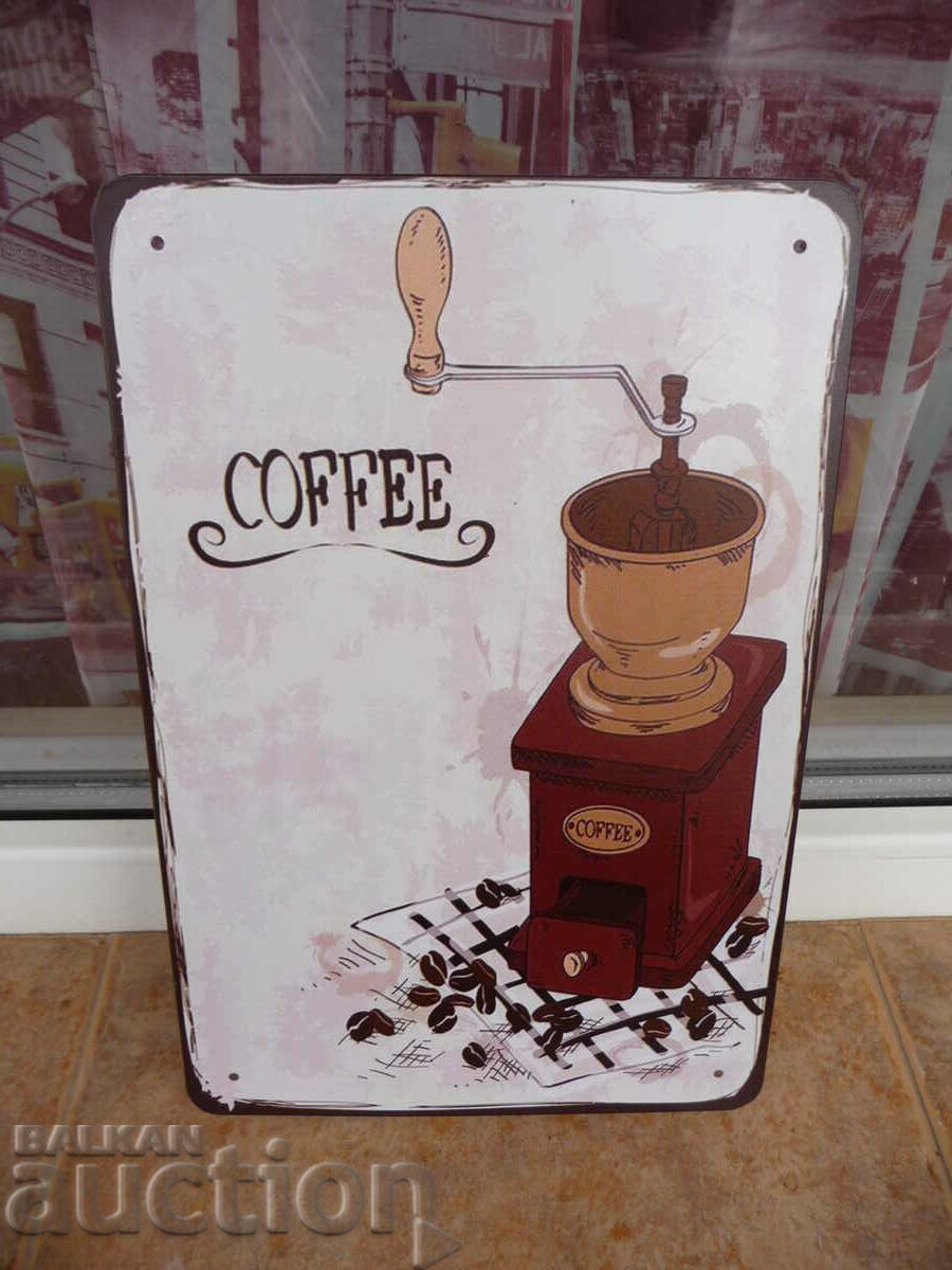 Metal plate coffee coffee grinder grinding beans coffee maker