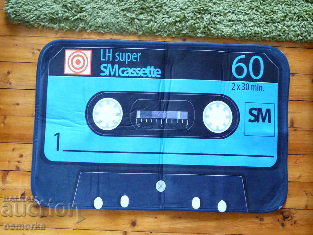 10. Rug audio cassette audio tape cassette player cassette stereo