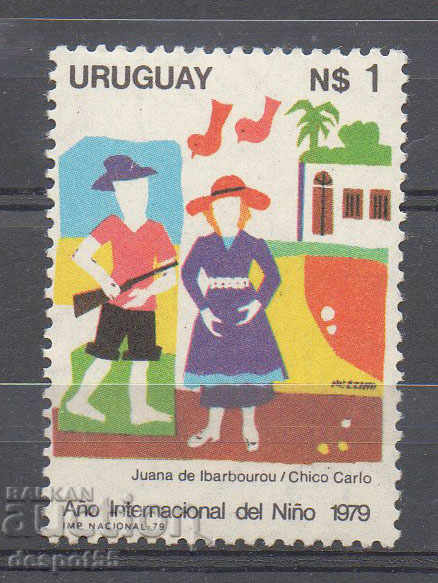1979. Уругвай. Международна година на детето.