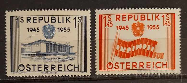 Austria 1955 Aniversare/Independență/Clădiri 15 MNH
