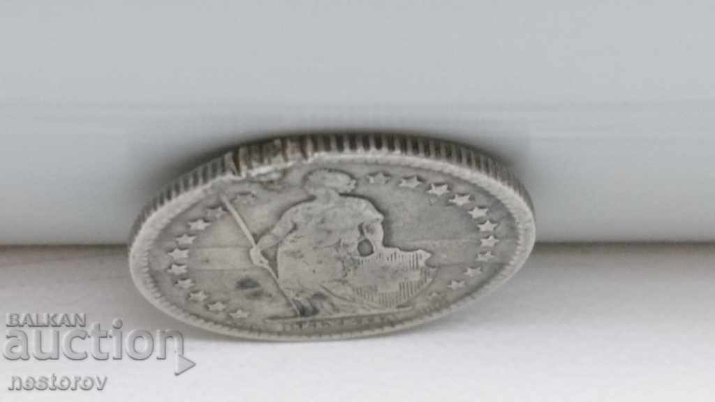 Auction ONE SILVER FRANC SWITZERLAND 1886 Auction ONE SILVER FRANC SWITZERLAND 1886