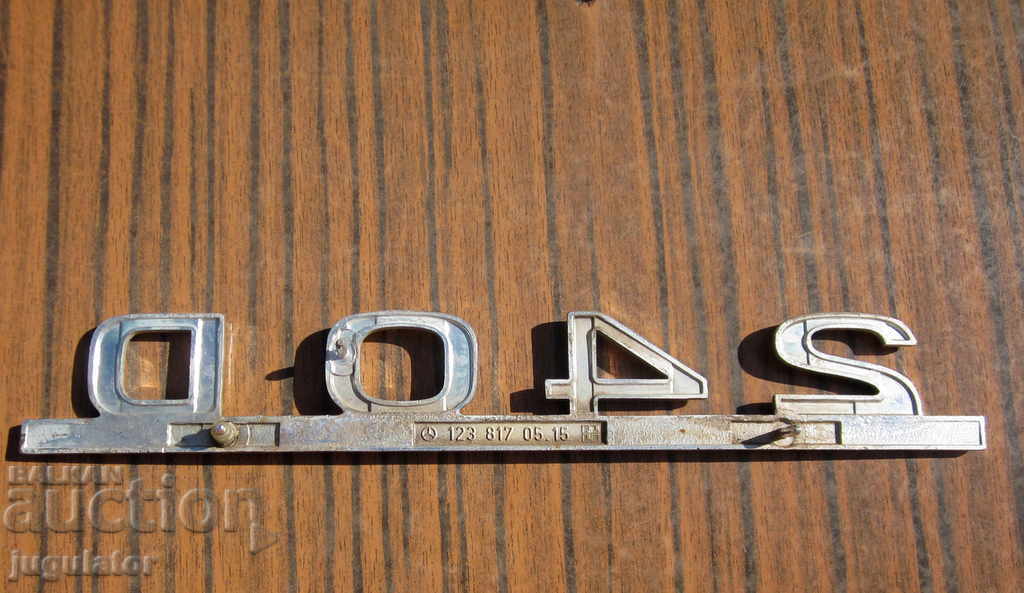 Auction old emblem for retro car mercedes 240 D Auction old emblem for retro car mercedes 240 D