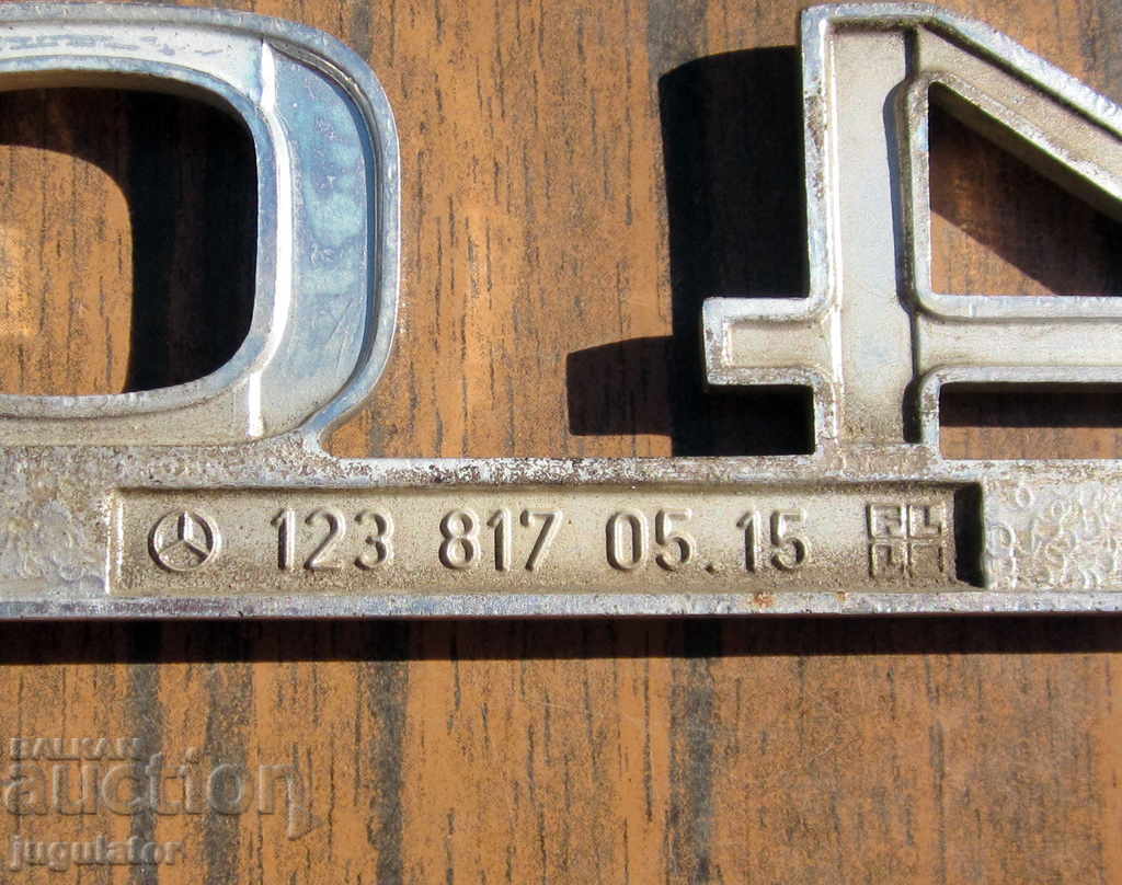 old emblem for retro car mercedes 240 D - 5 old emblem for retro car mercedes 240 D - 5