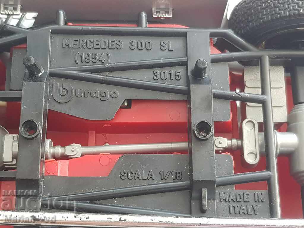 Bburago Metal trolley 1954 Mercedes Benz 300SL 1:18 with price 40.00 BGN | € 20.45 Bburago Metal trolley 1954 Mercedes Benz 300SL 1:18 with price 40.00 BGN | € 20.45