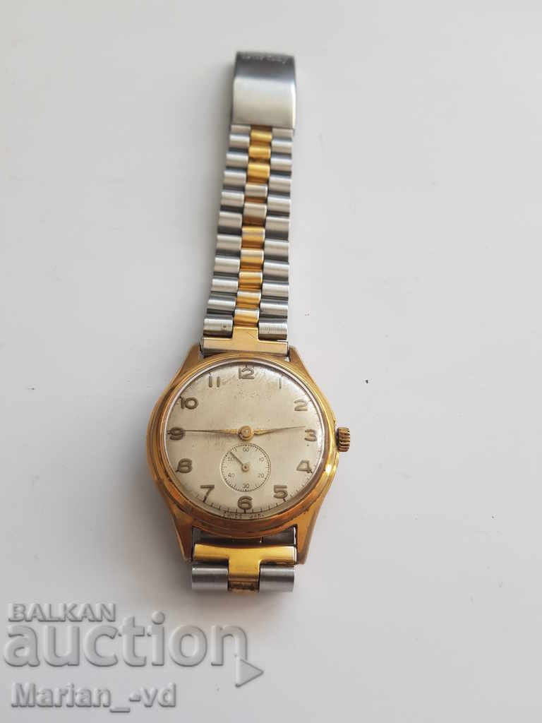 Men's gold plated mechanical watch anker 15 jewels - 6 Men's gold plated mechanical watch anker 15 jewels - 6