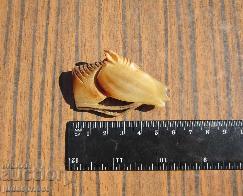 Bulgarian Revival bone brooch jewelry horse head - 7 Bulgarian Revival bone brooch jewelry horse head - 7