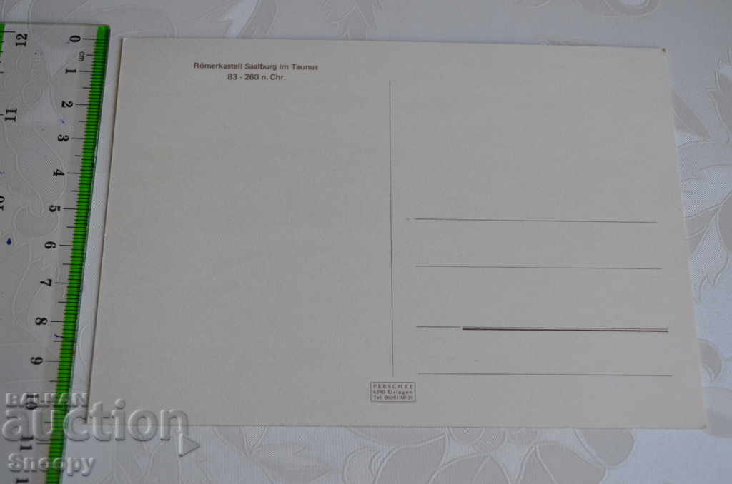 Auction Postcard Roemercastell Saalburg im Taunus Auction Postcard Roemercastell Saalburg im Taunus