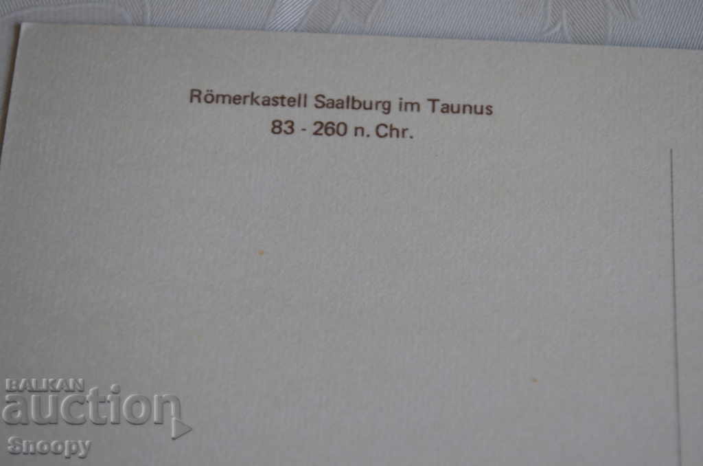 Delivery of Postcard Roemercastell Saalburg im Taunus Delivery of Postcard Roemercastell Saalburg im Taunus