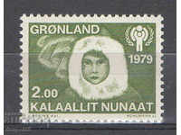 1979. Groenlanda. Anul internațional al copilului + plic.
