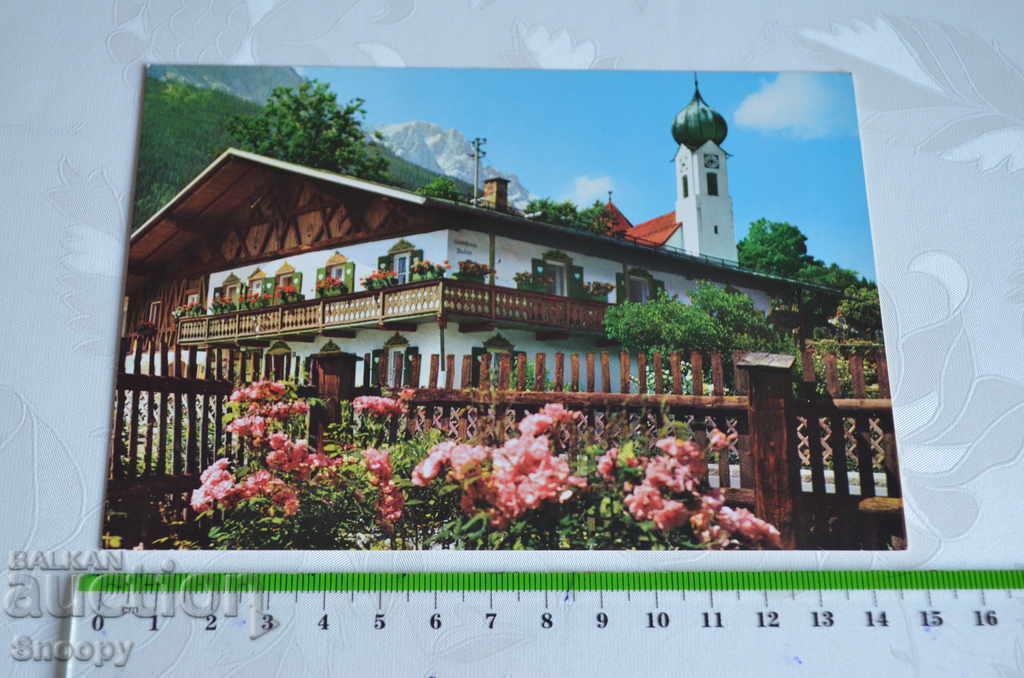 Postcard: Oberbayerisches Bauernhaus with price 2.00 BGN | € 1.02 Postcard: Oberbayerisches Bauernhaus with price 2.00 BGN | € 1.02