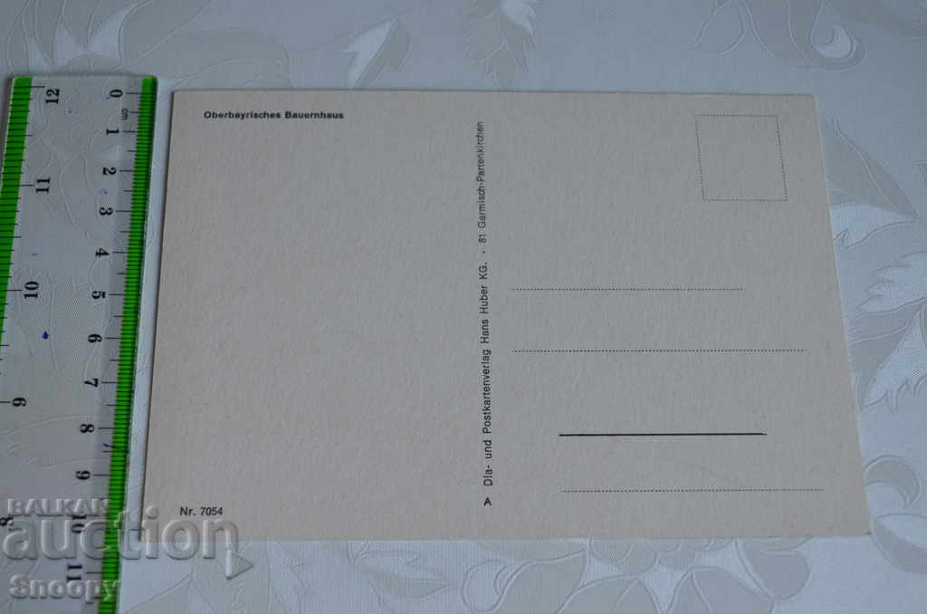Auction Postcard: Oberbayerisches Bauernhaus Auction Postcard: Oberbayerisches Bauernhaus