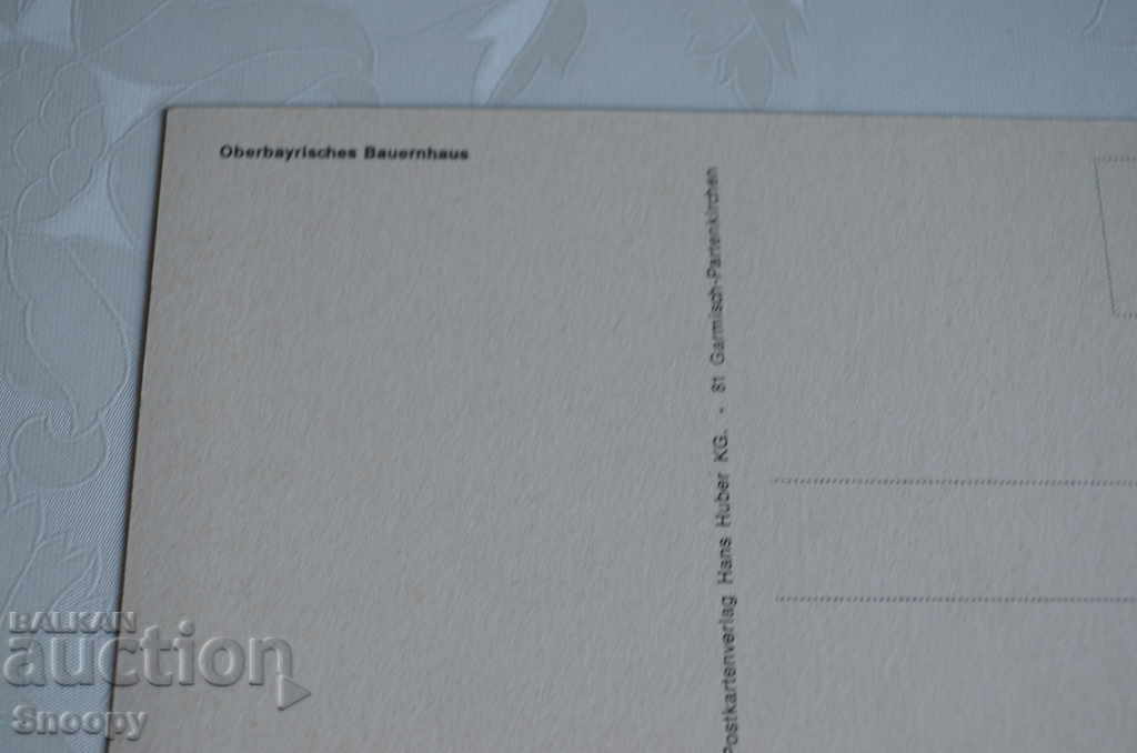 Delivery of Postcard: Oberbayerisches Bauernhaus Delivery of Postcard: Oberbayerisches Bauernhaus
